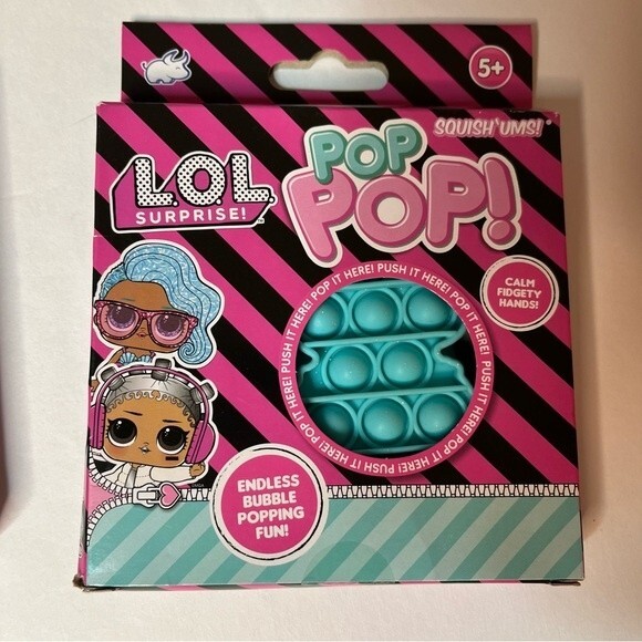 LOL Surprise Bundle! LOL POP POP! SQUISH’UMS (2 Packs) Pink & Blue. NEW! - Picture 3 of 4